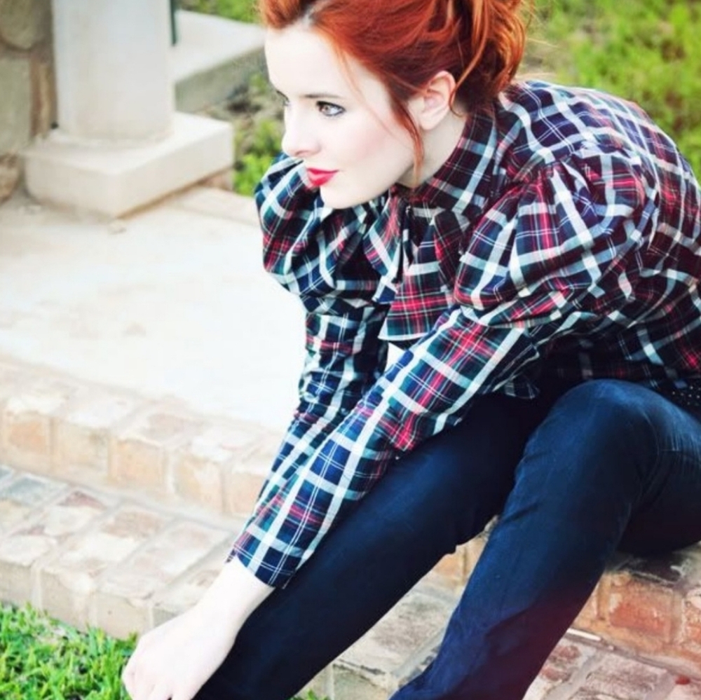 Rugby by Ralph Lauren Plaid Ruffle Shirt 2